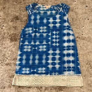 Skies are Blue top - x-small